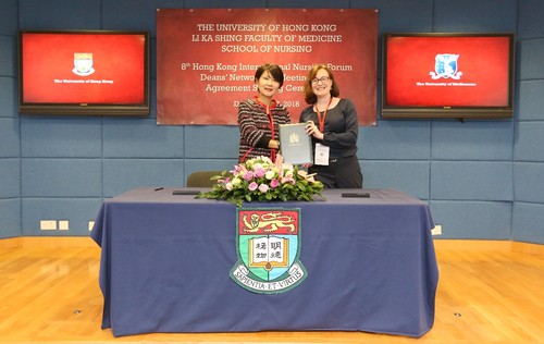 Professor Chia-Chin Lin and Professor Marie Gerdtz of the University of Melbourne.