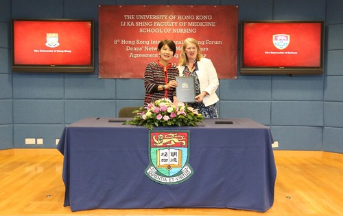 Professor Chia-Chin Lin and Prof Donna Waters of the University of Sydney.