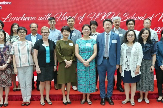 Luncheon with Head of HKU School of Nursing 2019