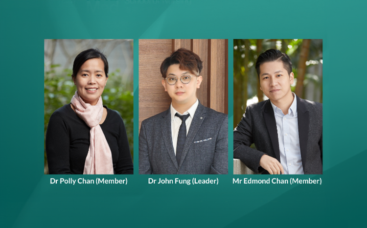 Congratulations to Dr John Fung (Leader), Dr Polly Chan and Mr Edmond Chan for being awarded the 2023 Teaching Innovation Award (Team) 