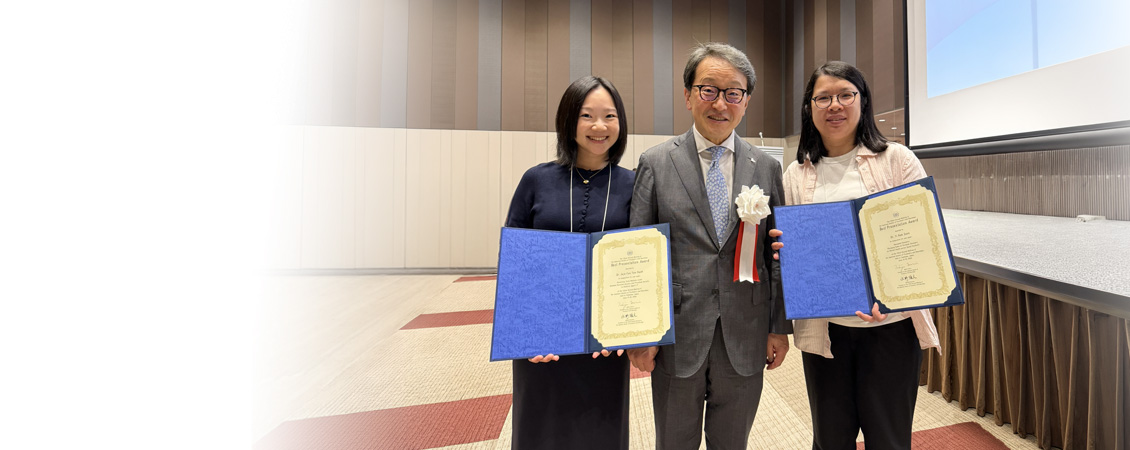 Congratulations to Professor Jojo Kwok and Professor Yi-nam Suen on each receiving a Best Presentation Award at the 122nd Annual Meeting of the Japanese Society of Psychiatry and Neurology