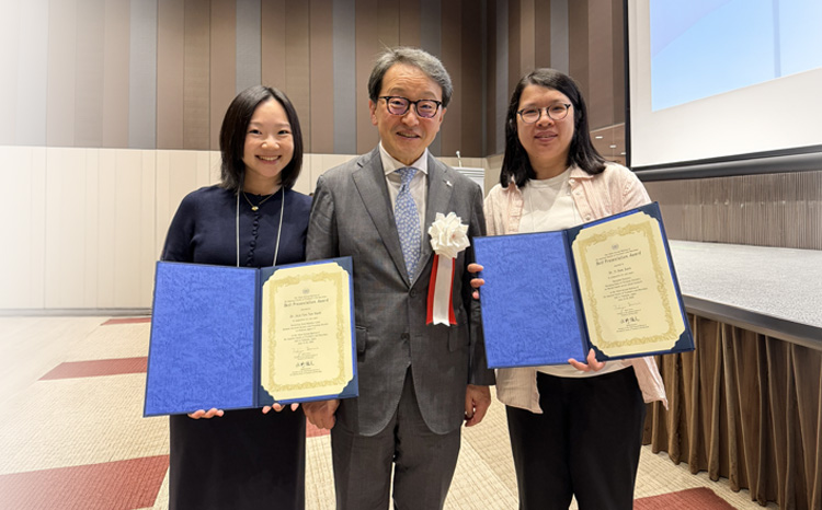 Congratulations to Professor Jojo Kwok and Professor Yi-nam Suen on each receiving a Best Presentation Award at the 122nd Annual Meeting of the Japanese Society of Psychiatry and Neurology